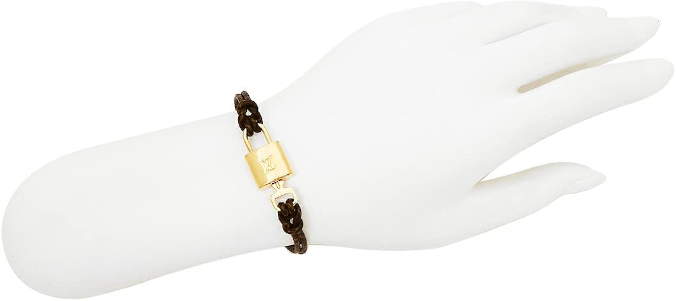 LOUIS VUITTON ブレスレット ブラウン LOUIS VUITTON ルイヴィトン ブラスレ・LV トリビュート